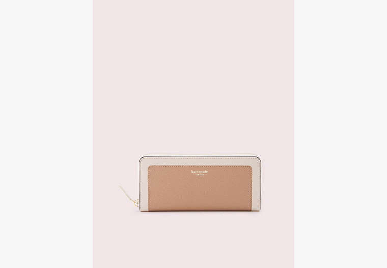 Margaux Slim Continental Wallet, Light Fawn/Bare, Product