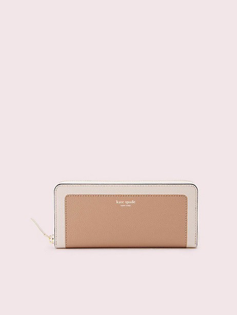 Kate Spade Margaux Slim Continental Wallet In Light Fawn/bare