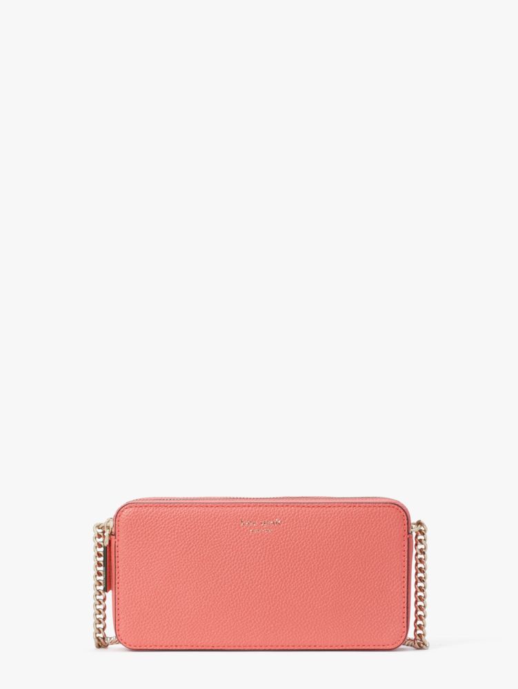 Kate Spade Margaux Double Zip Mini Crossbody In Peachy