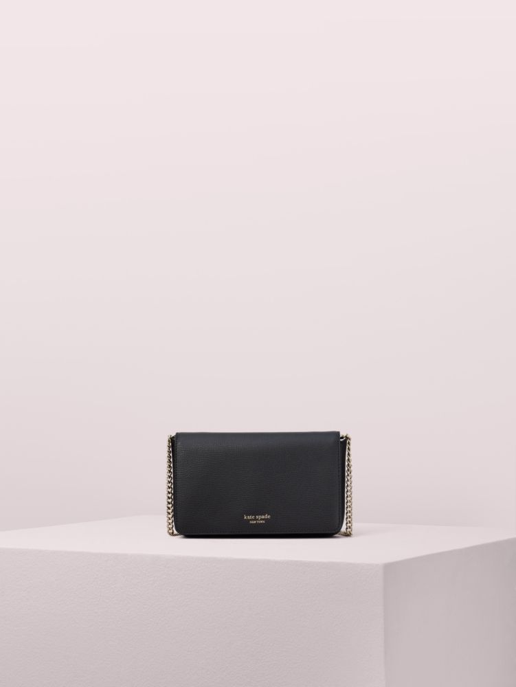 kate spade black crossbody with chain