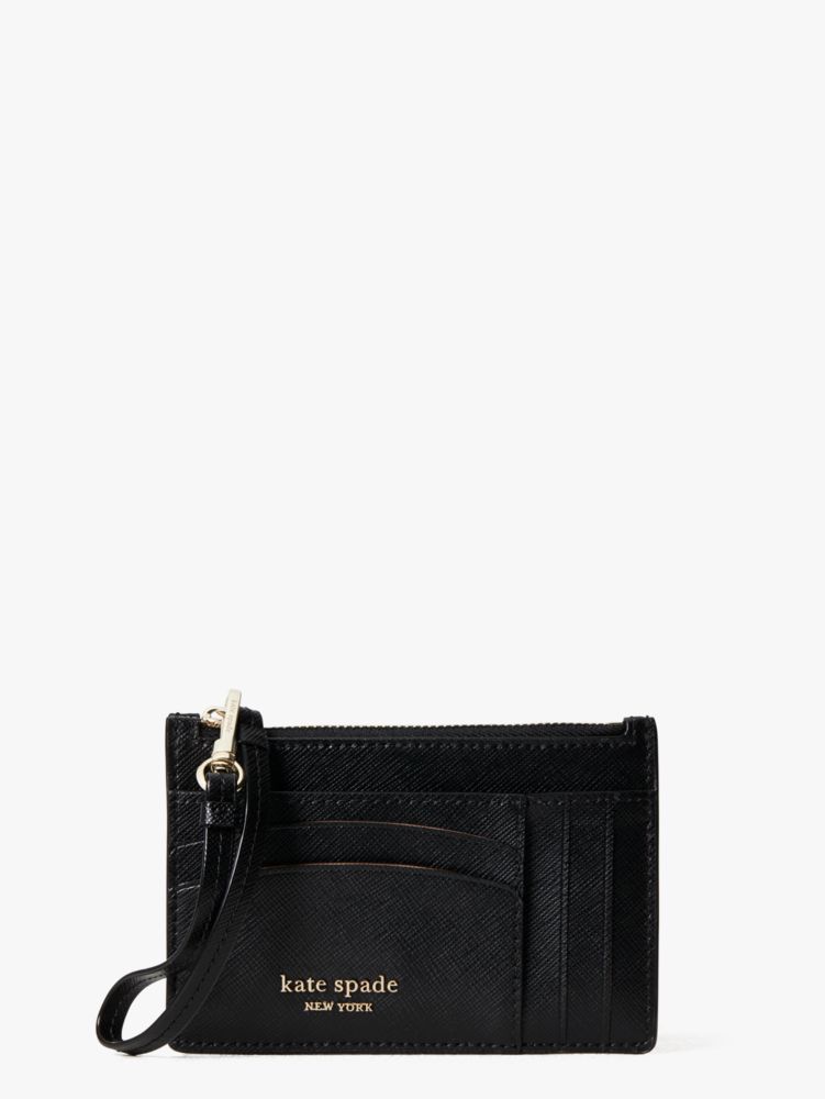 Spencer Cardholder Wristlet, Black / Glitter, ProductTile