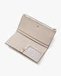 Spencer Continental Wristlet, Parchment/Raw Pecan, Product