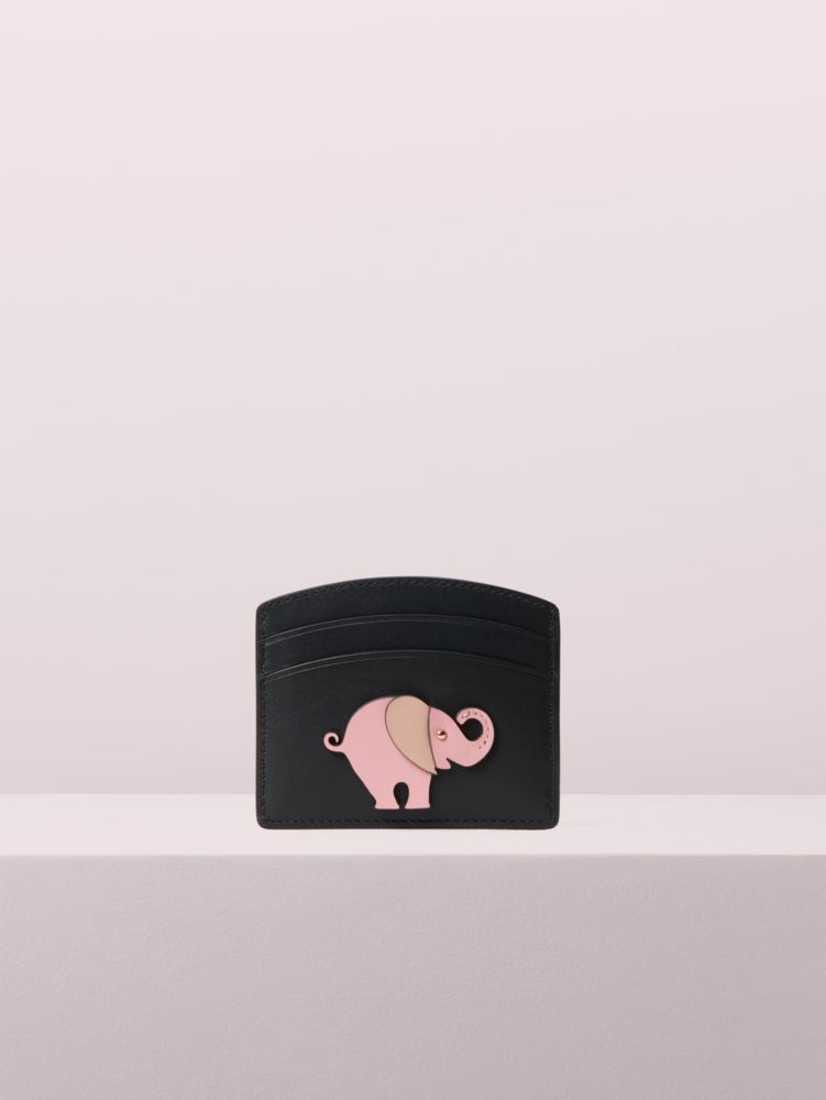 Appliqué Tiny Elephant Cardholder Kate Spade UK