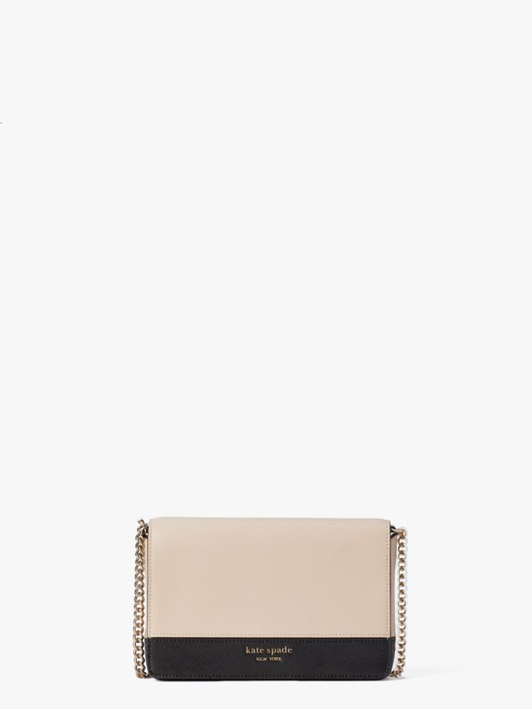 Spencer Chain Wallet, Warm Beige/Black, Product