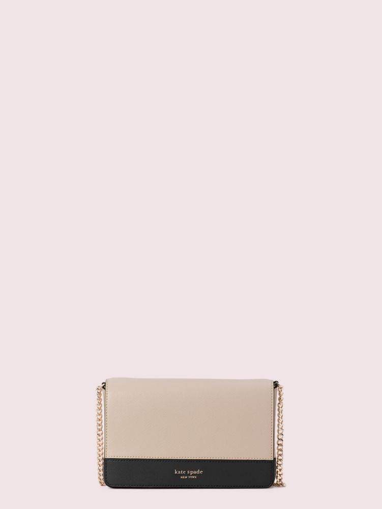 Spencer Chain Wallet, Warm Beige/Black, Product