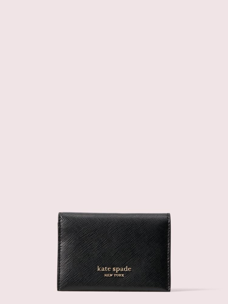 Women's black spencer bifold cardholder | Kate Spade New York Ireland