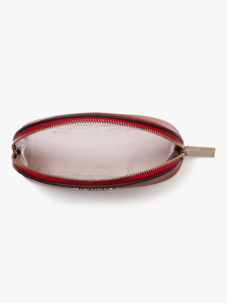 Spencer Small Dome Cosmetic Case, Lingonberry, Product