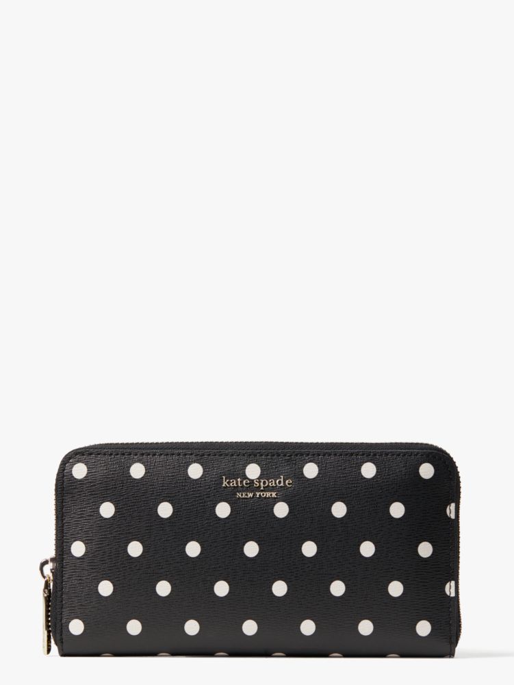 Spencer Cabana Dot Zip Around Continental Wallet | Kate Spade Surprise