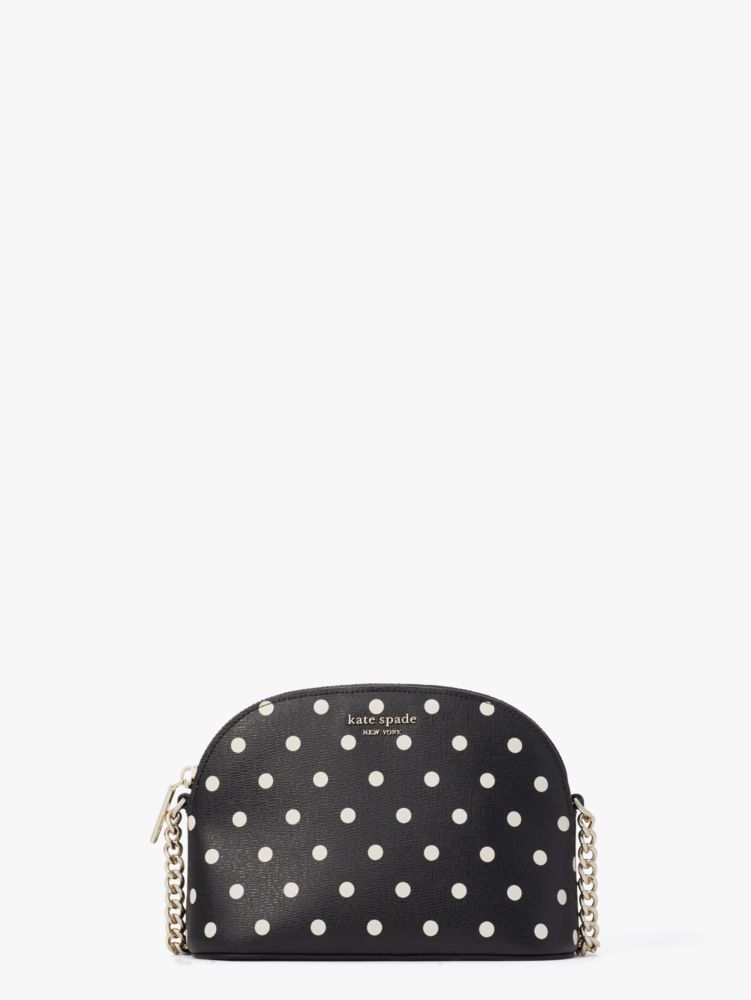 kate spade, Bags, Kate Spade Black Polka Dot Purse Crossbody