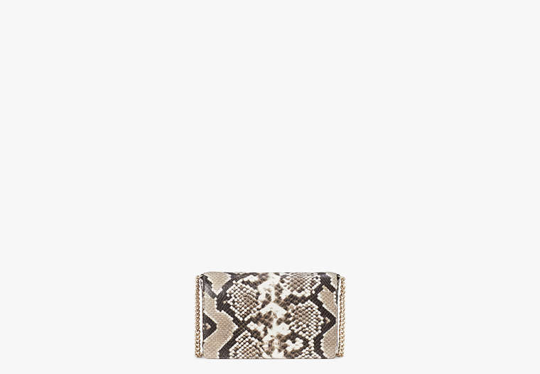 Spencer Python-embossed Chain Wallet, Black Multi, Product