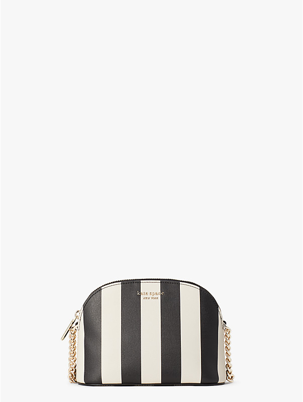 spencer stripe small dome crossbody, , rr_large