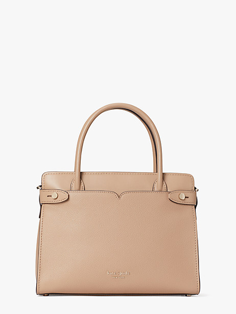 Kate Spade Classic Medium Leather Satchel Bag In Brown