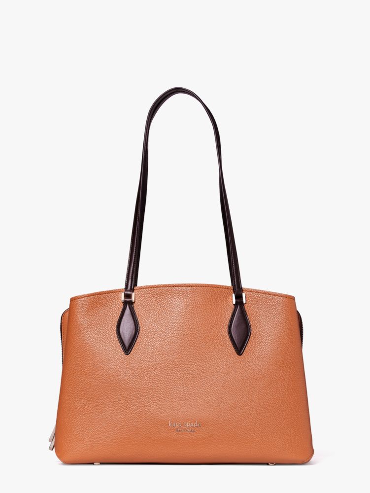 Zeezee Large Work Tote, Bungalow Multi, ProductTile