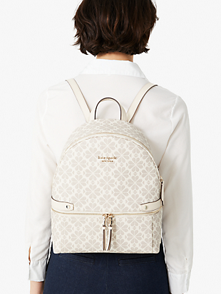 spade flower coated canvas day pack medium backpack by kate spade new york hover view