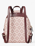 spade flower coated canvas day pack medium backpack, , s7productThumbnail