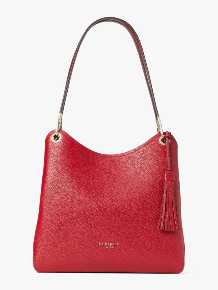 Women's red currant multi loop large shoulder bag | Kate Spade New York UK