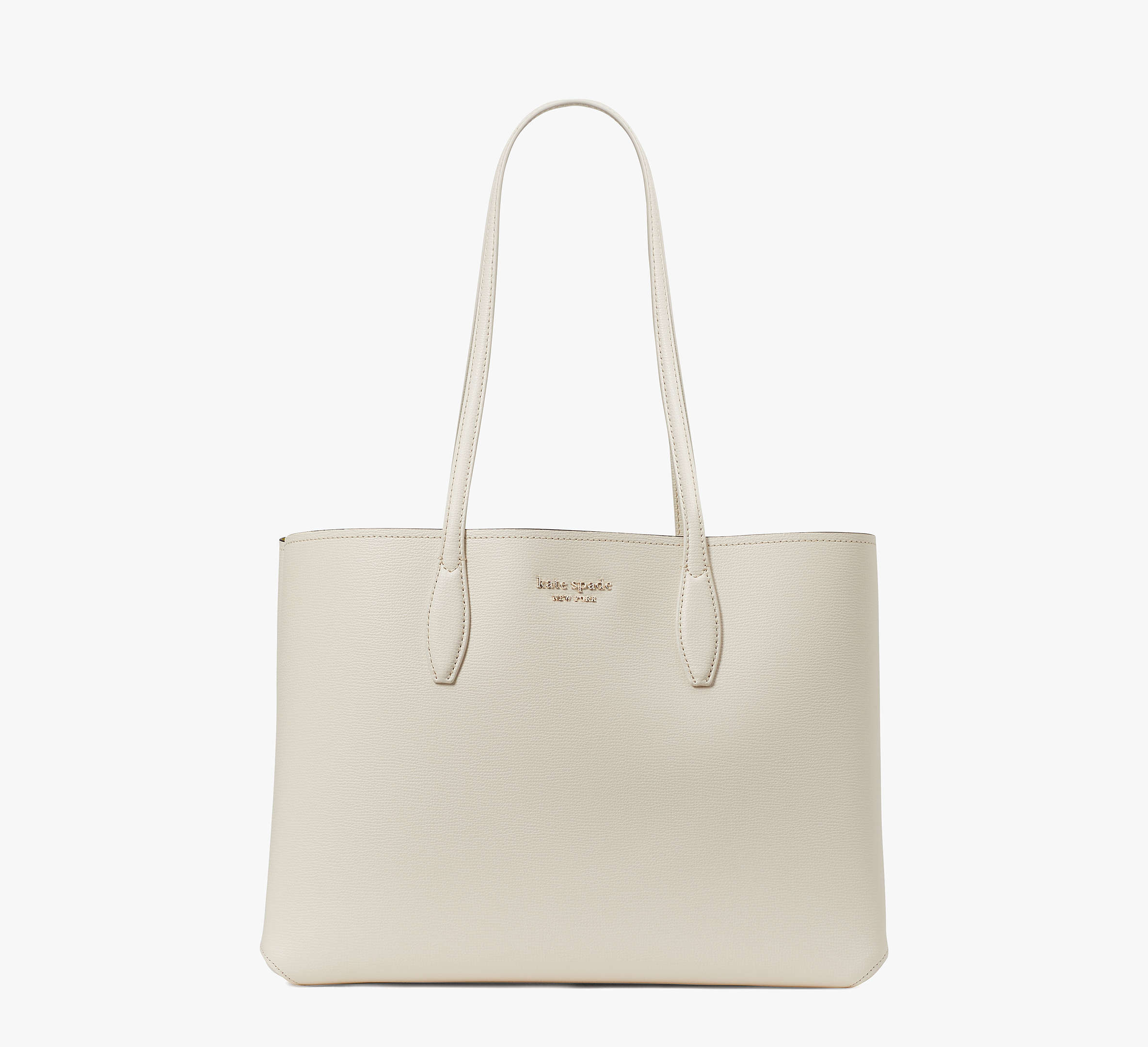 Kate Spade All Day Large Tote In Parchment/bartlett Pear