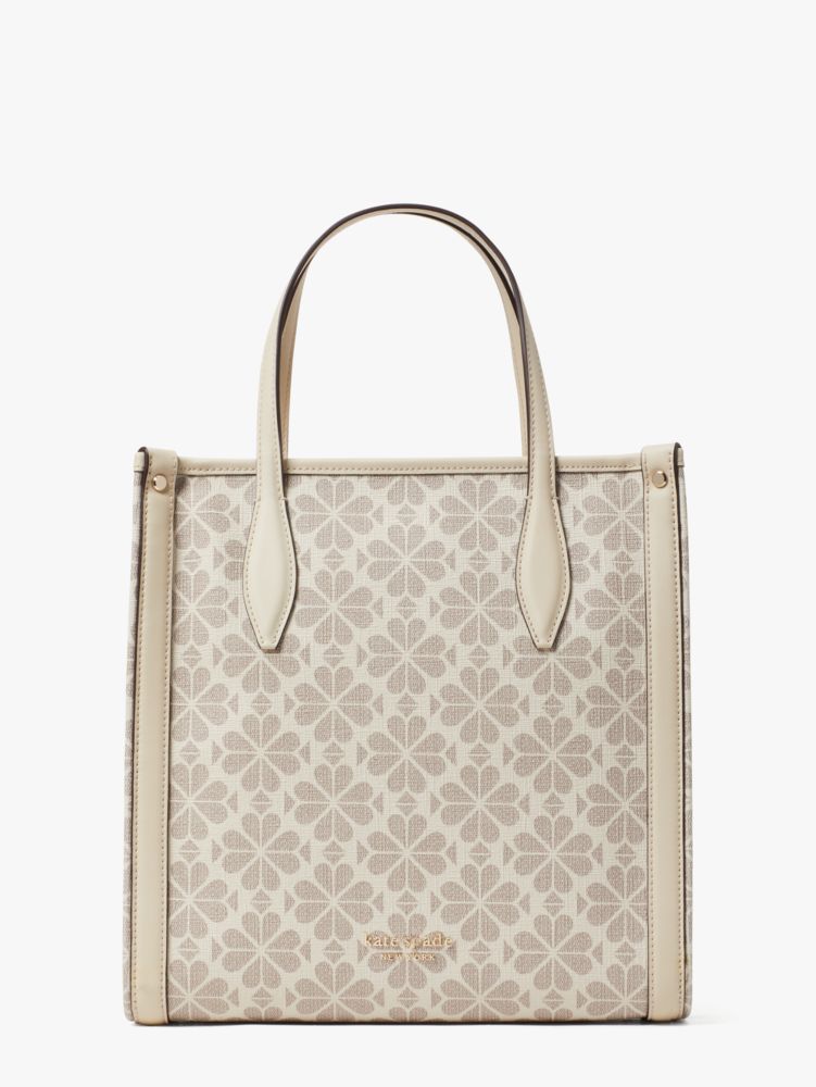 Spade Flower Coated Canvas Rowan Medium North South Tote, Parchment Multi, ProductTile