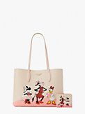 disney x kate spade new york clarabelle & friends large tote, , s7productThumbnail