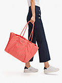 everything puffy dots large tote, , s7productThumbnail