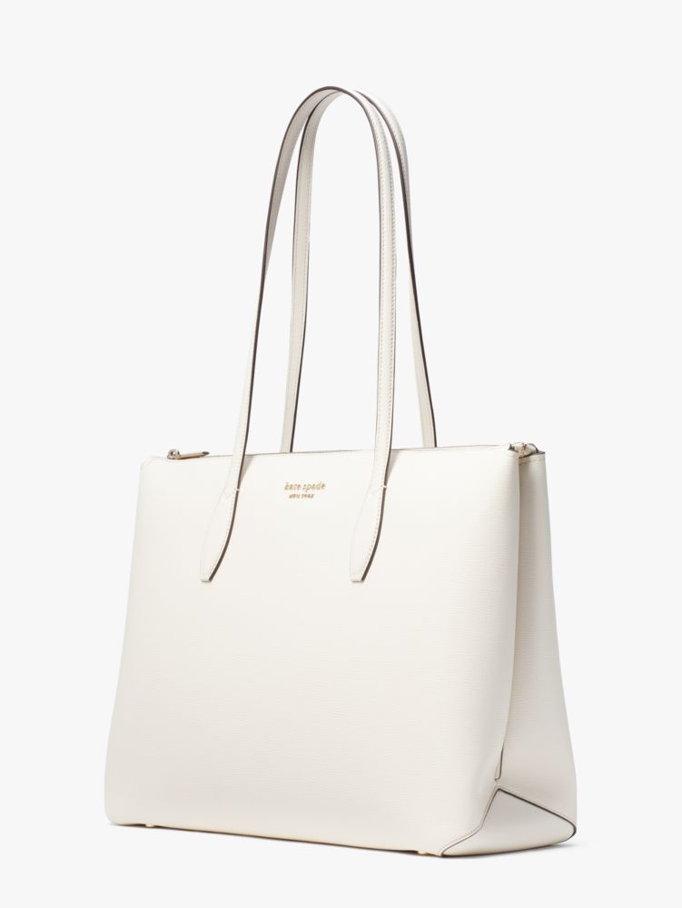 All Day Large Zip Top Tote, Parchment, Product