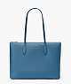 All Day Large Zip-top Tote, Manta Blue, ProductTile
