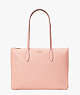All Day Large Zip-top Tote, Coral Gable, ProductTile