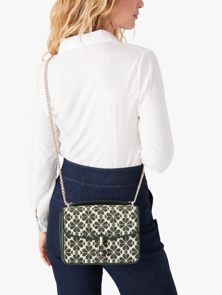 locket large flap shoulder bag