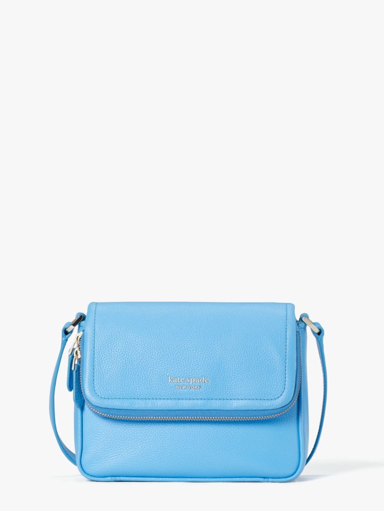 Kate Spade Run Around Leather – Medium Cross Body Bag in Black