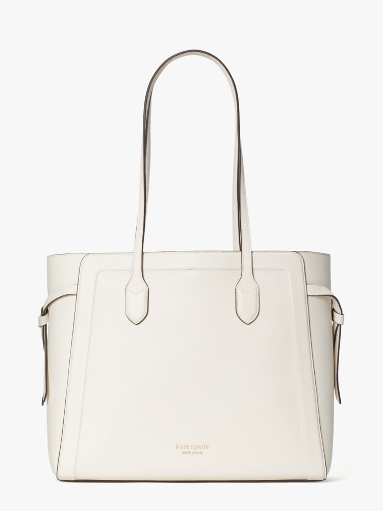 Kate Spade Knott Large Tote In Parchment
