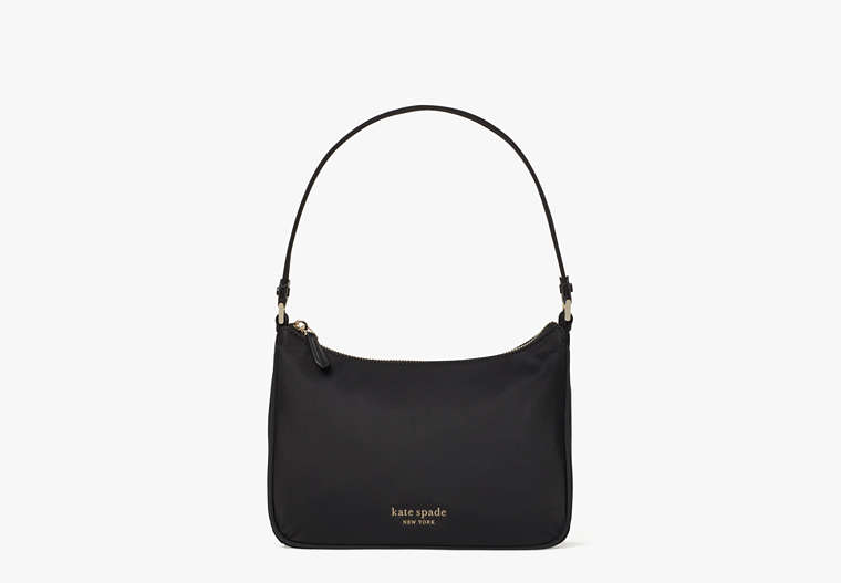 The Little Better Sam Nylon Small Shoulder Bag, Black, Product image number 0