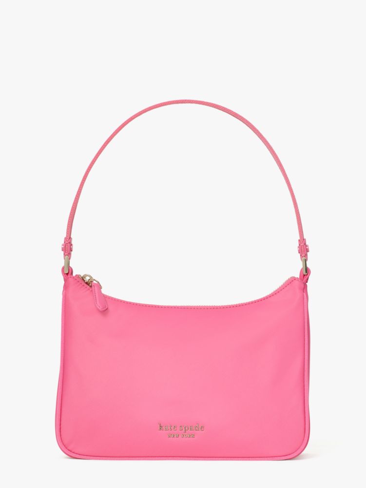 Kate Spade The Little Better Sam Nylon Small Shoulder Bag In Crushed Watermelon