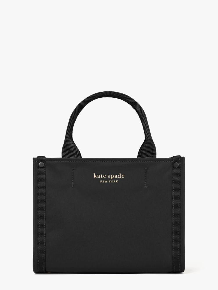 The Little Better Sam Nylon Mini Tote, Black, ProductTile