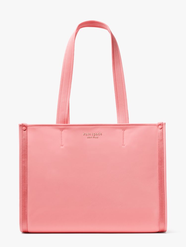 The Little Better Sam Nylon Medium Tote, Carolina Coral, Product