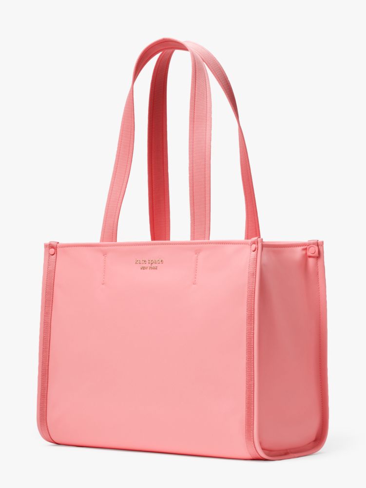 The Little Better Sam Nylon Medium Tote, Carolina Coral, Product