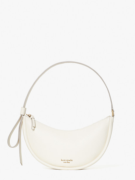 Kate Spade Smile Small Shoulder Bag In Parchment