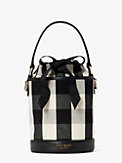 picnic gingham small bucket bag, , s7productThumbnail