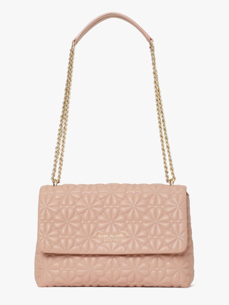 Bloom Large Flap Shoulder Bag, Flapper Pink, ProductTile