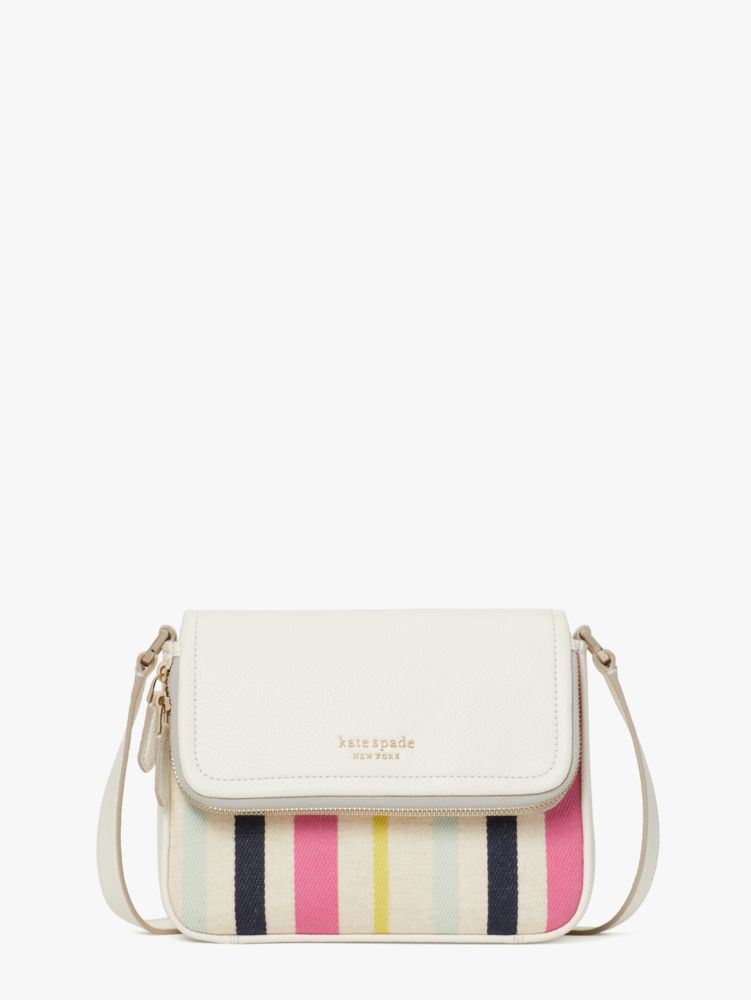 Run Around Stripe Large Flap Crossbody Kate Spade New York