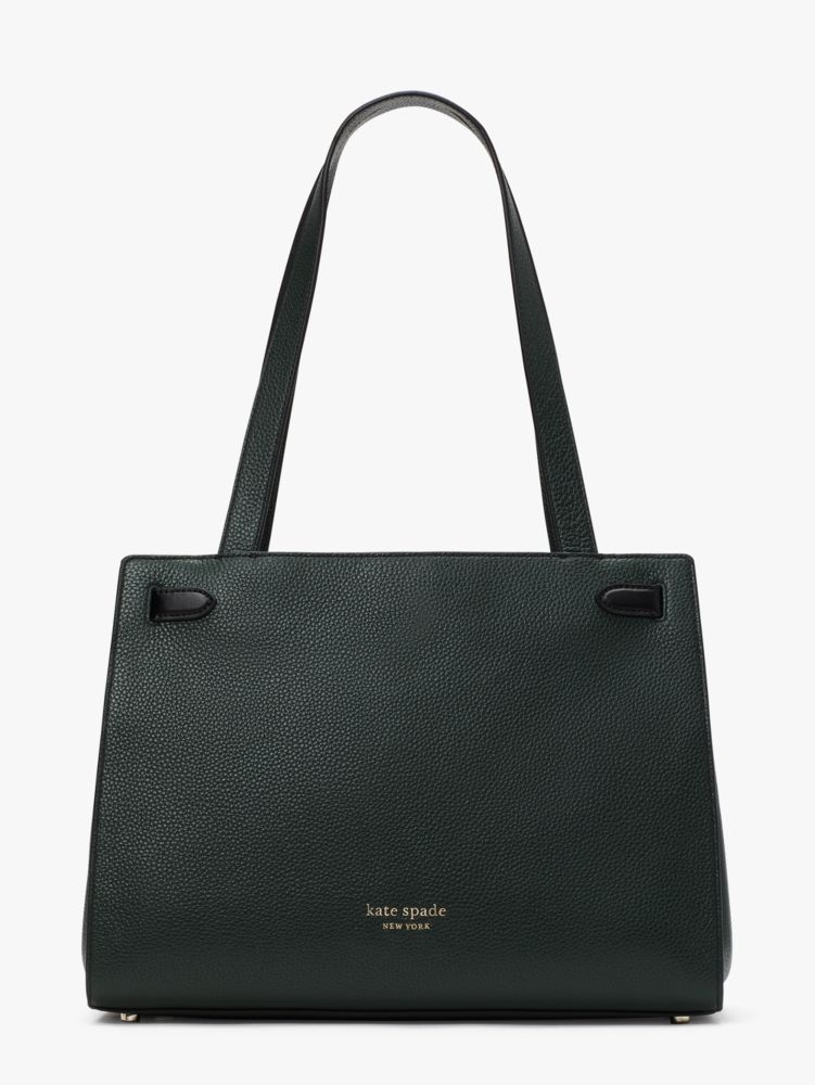 Lane Large Satchel, Deep Evergreen, Product