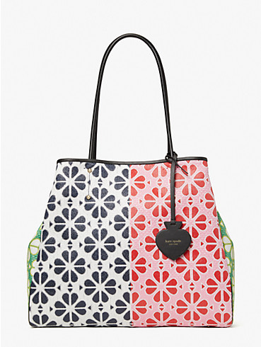 spade flower raffia everything extra-large tote, , rr_productgrid