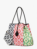 spade flower raffia everything extra-large tote, , s7productThumbnail