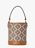 spade flower jacquard picnic small bucket bag, , s7productThumbnail