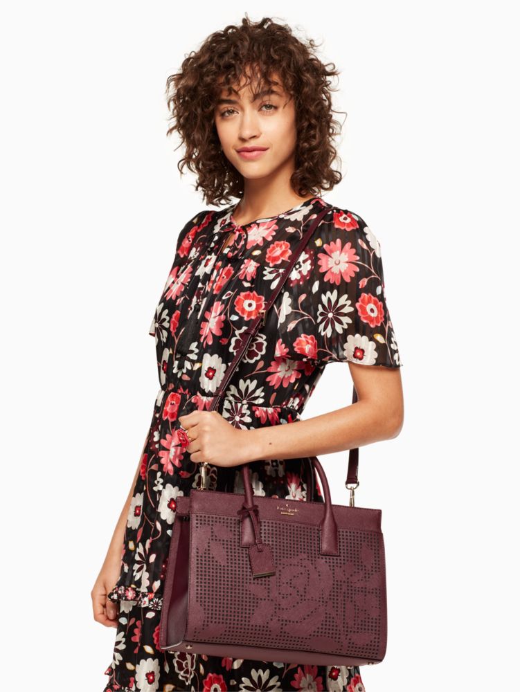 Cameron Street Perforated Candace Satchel | Kate Spade New York