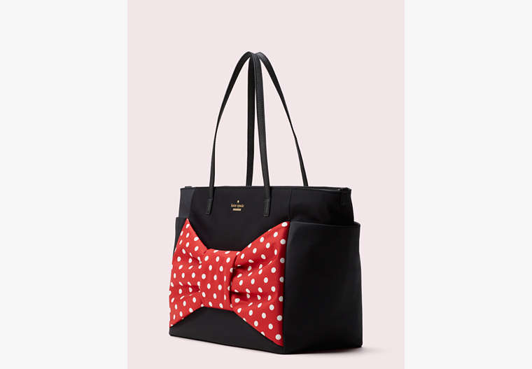 Kate Spade New York X Minnie Mouse Bethany Diaper Bag, Black / Glitter, Product