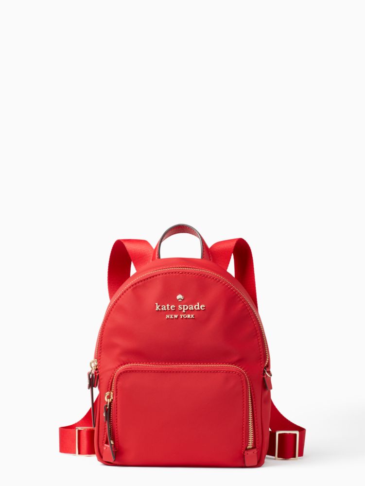 kate spade red backpack