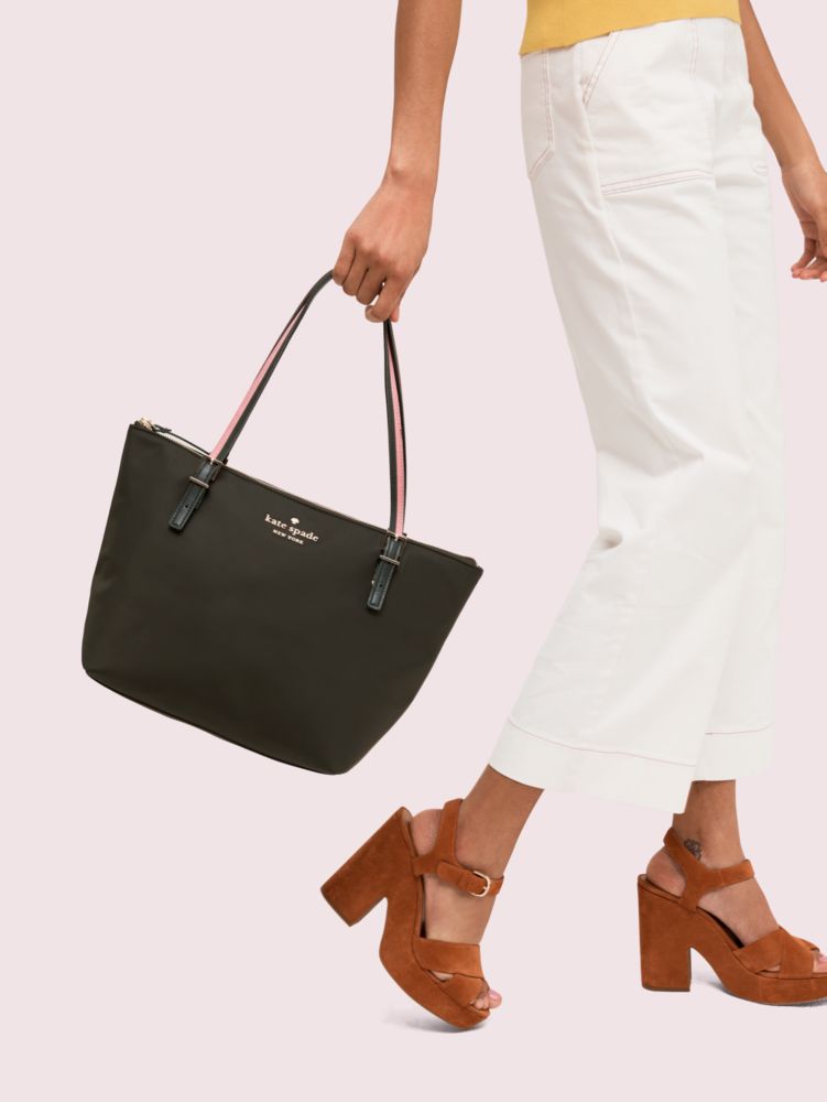 kate spade small maya leather tote