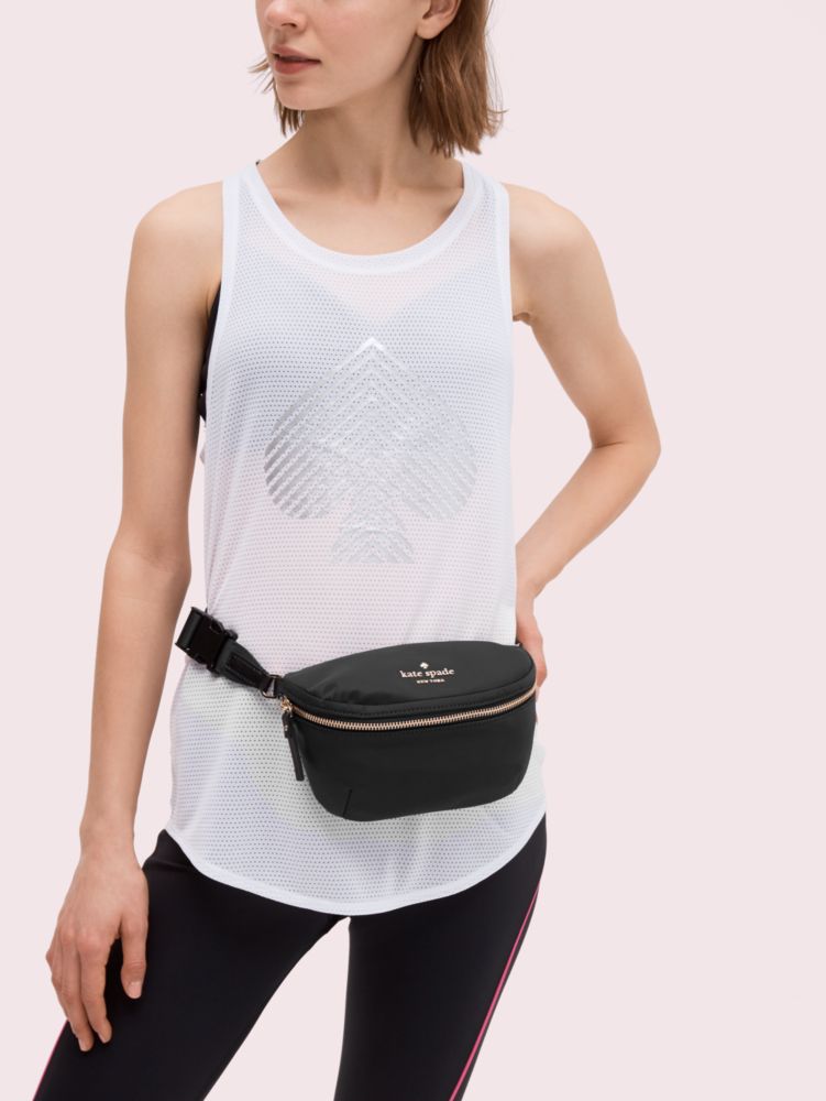 kate spade black fanny pack