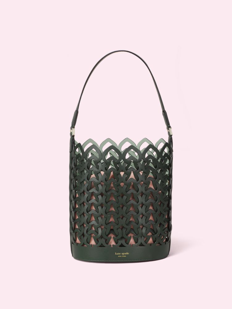 Women's deep evergreen dorie medium bucket bag | Kate Spade New York IT