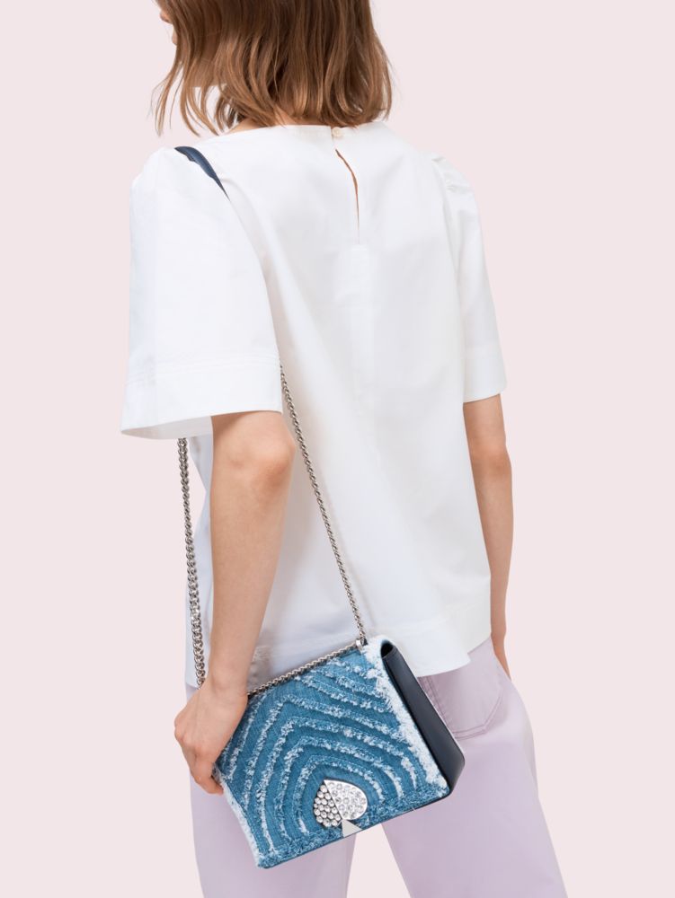 Amelia Jeweled Medium Convertible Chain Shoulder Bag | Kate Spade New York